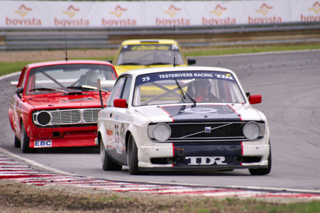 Testdrivers Racing fik en 2. plads med deres Volvo 142 R.